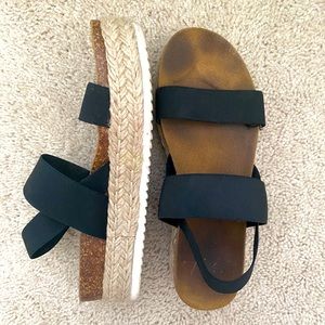 Steve Madden Espadrille Sandals Black